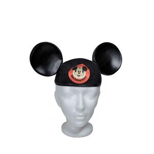 Vintage Mickey Mouse Ears Hat Walt Disney World Joseph USA Made